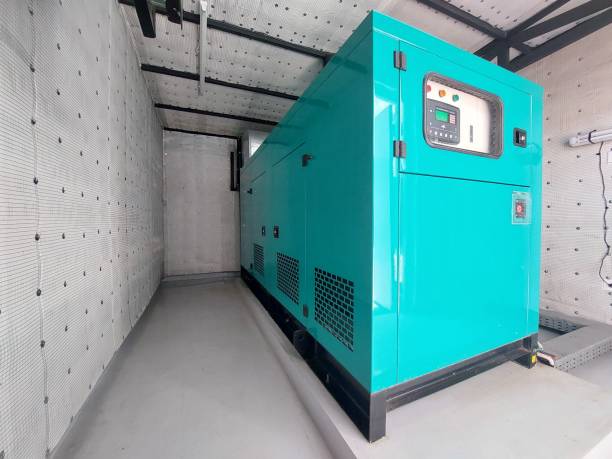 Large diesel generator in a container — Aiwa Powers Karachi